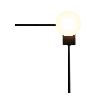 Simple Glass Ball Personalized Nordic Bedroom Wall Light Fixture - view 7