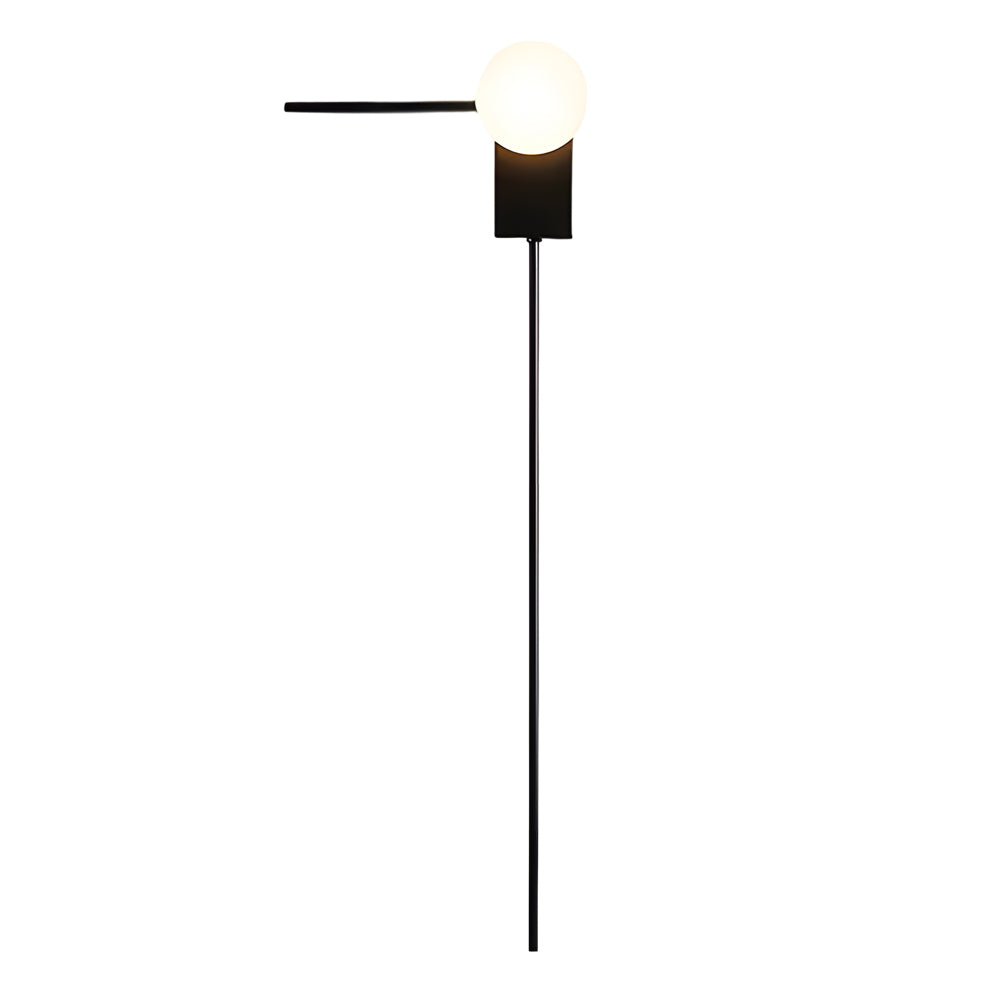 Simple Glass Ball Personalized Nordic Bedroom Wall Light Fixture - view 8