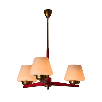 3 Light Chandeliers Vintage Style Glass Ceiling Light - view 9