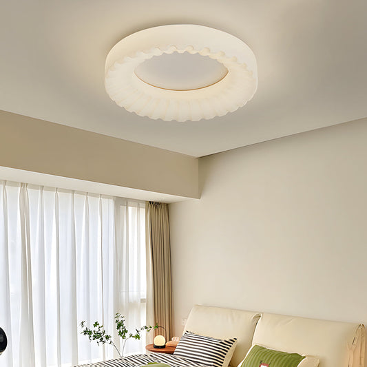 Simple Round Acrylic Three Step Dimming LED Modern Ceiling Light