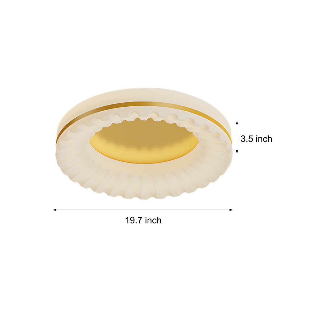 Simple Round Acrylic Three Step Dimming LED Modern Ceiling Light - view 5
