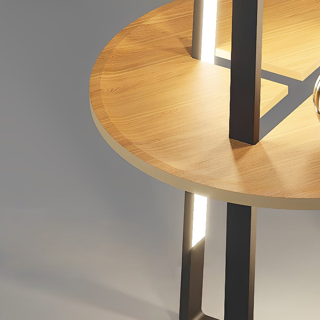 Modern 63 Inch Metal, LED and Tray Floor Lamp for Living Room - view 8