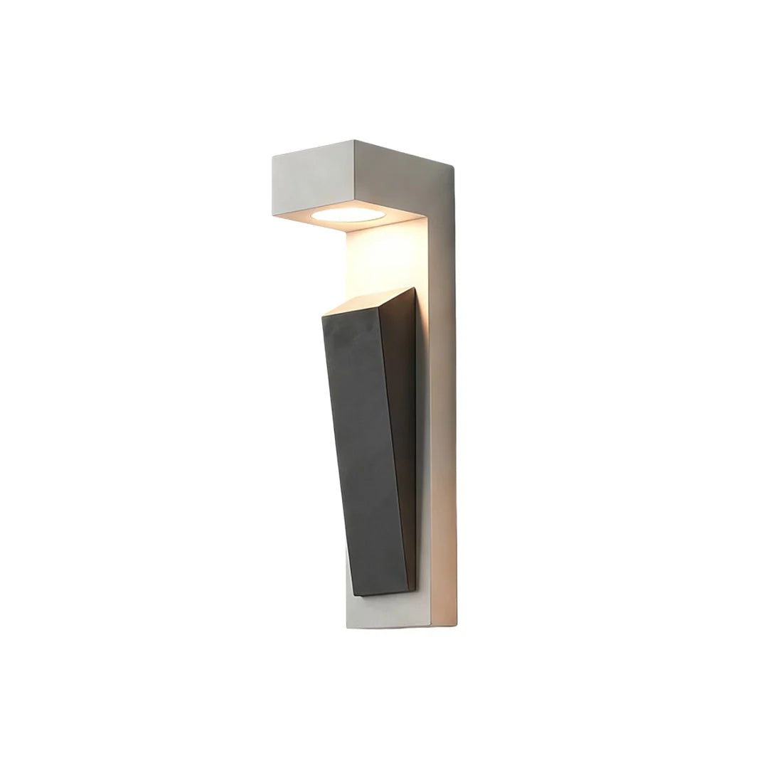 Modern Outdoor Wall Light Minimalist Cement Light - view 8