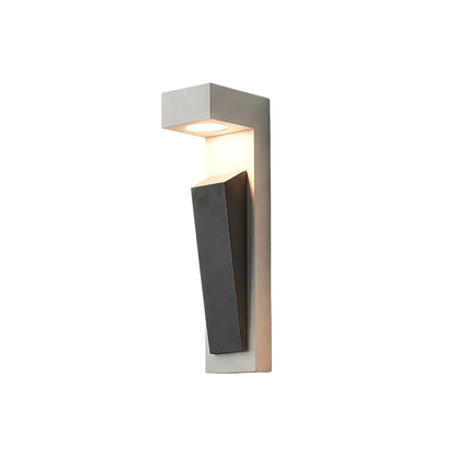 Modern Outdoor Wall Light Minimalist Cement Light - view 8