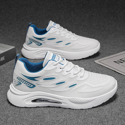 Men's Mesh Running Shoes in Blue