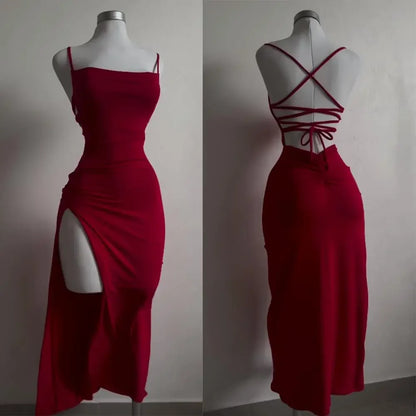 Halter Bodycon Maxi Dress