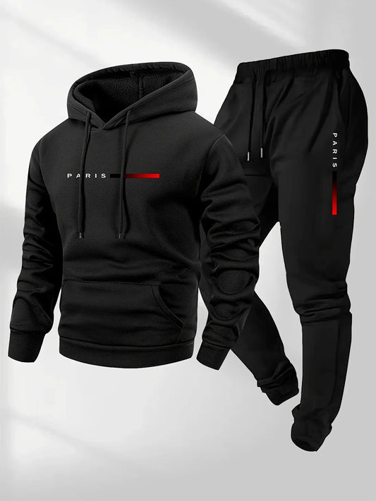 Men's Two-Piece Hoodie Sweatsuit