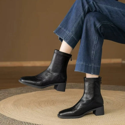 Women's Block Heel Ankle Boots
