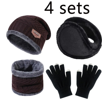 Winter Beanie, Scarf & Gloves Set