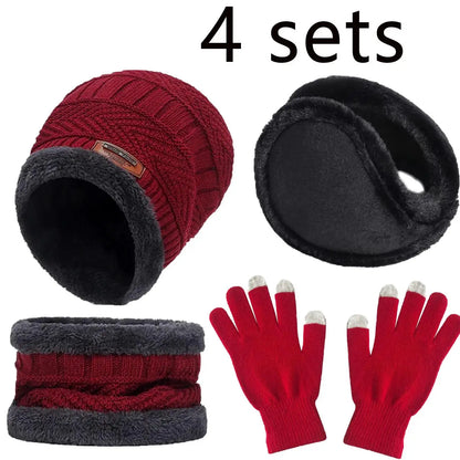 Winter Beanie, Scarf & Gloves Set