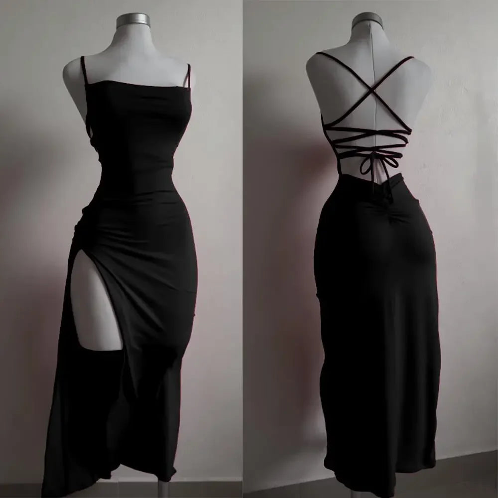 Halter Bodycon Maxi Dress