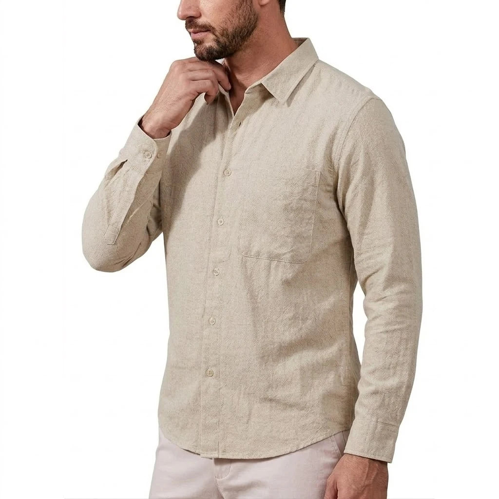 Men's Lightweight Long Sleeve Casual Shirt - view 2
