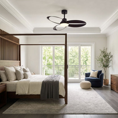 Modern Ceiling Fans with Light Full Spectrum Variable Speed Lamp - view 3