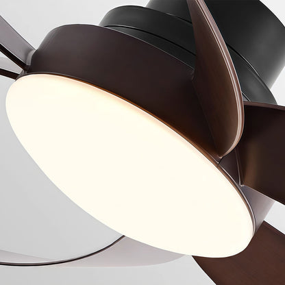 Modern Ceiling Fans with Light Full Spectrum Variable Speed Lamp - view 7