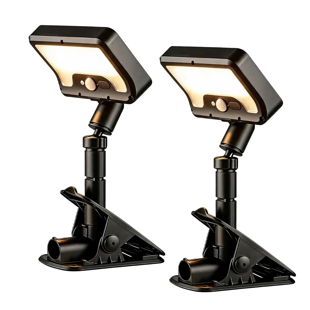 2 PCS Clip On Outdoor Solar Lights and USB Rechargeable Light - view 9