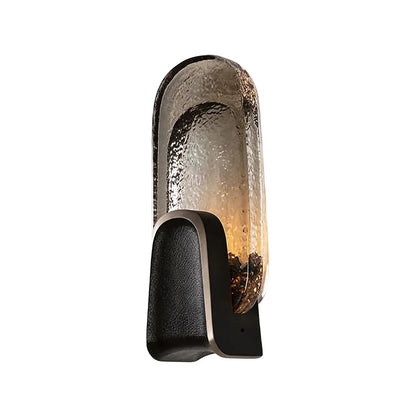 Art Deco Wall Sconce Lighting Luxury Textured Glass Light - view 9