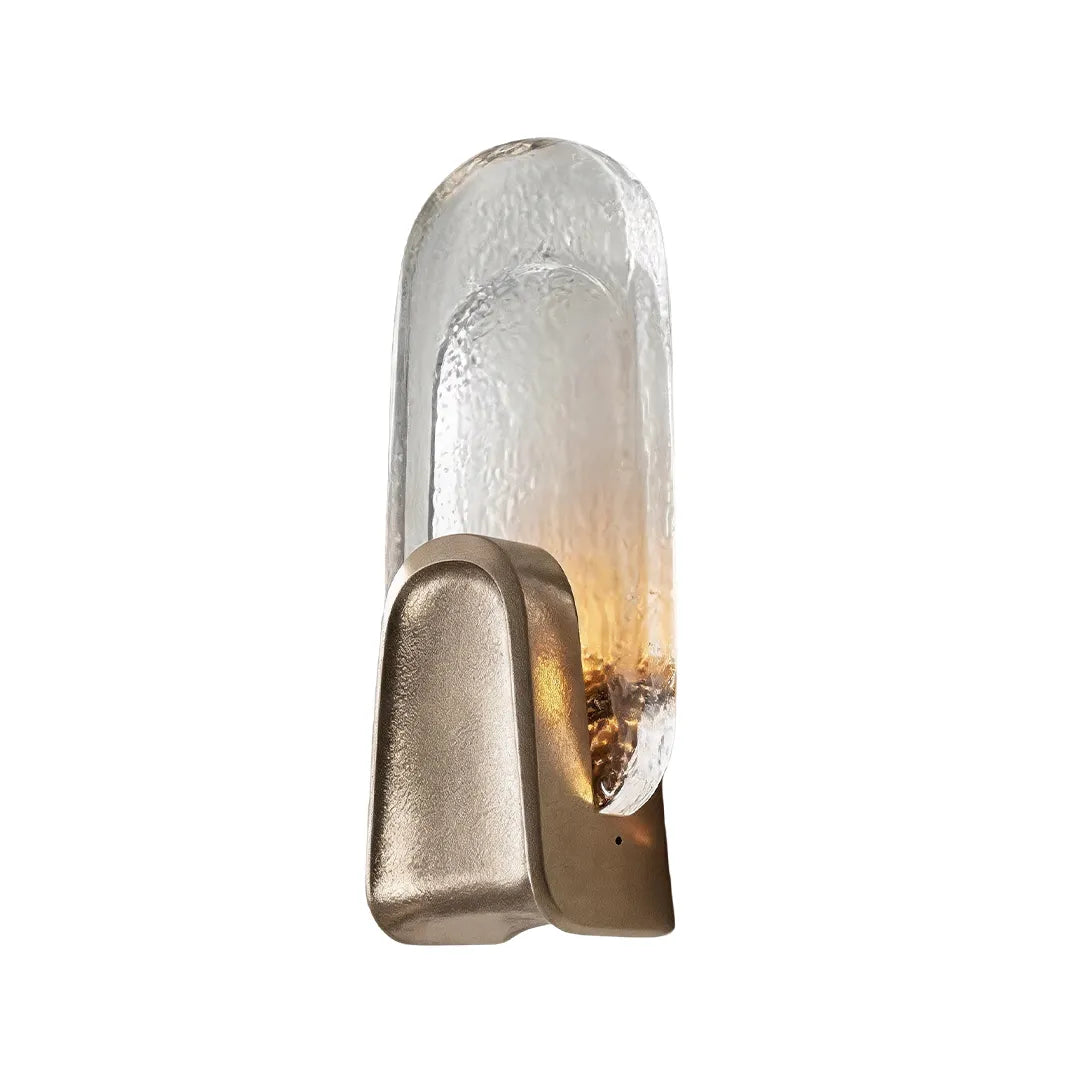 Art Deco Wall Sconce Lighting Luxury Textured Glass Light - view 12