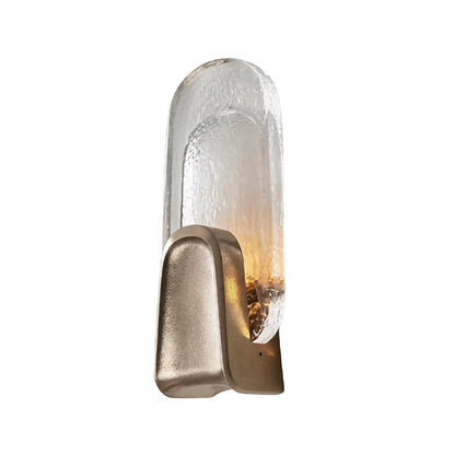 Art Deco Wall Sconce Lighting Luxury Textured Glass Light - view 12