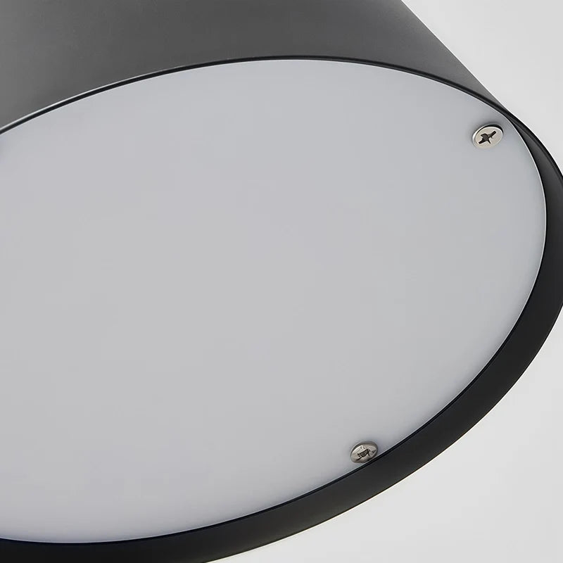 Black Cone Wall Sconce Modern LED Outdoor Metal Light - view 8