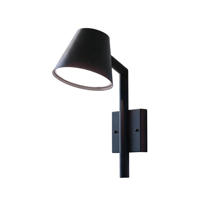 Black Cone Wall Sconce Modern LED Outdoor Metal Light - view 10