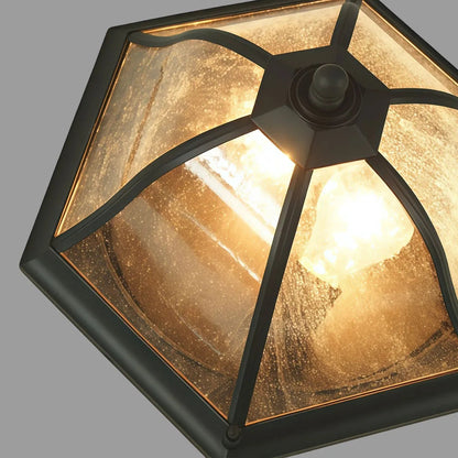 Black Flush Mount Light Fixture European Waterproof Ceiling Light - view 6