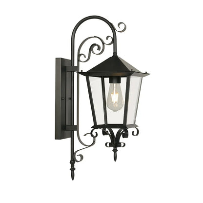 2 PCS Black Outdoor Sconces European Vintage Wall Light - view 11