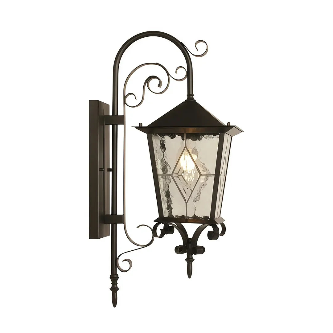 2 PCS Black Outdoor Sconces European Vintage Wall Light - view 10