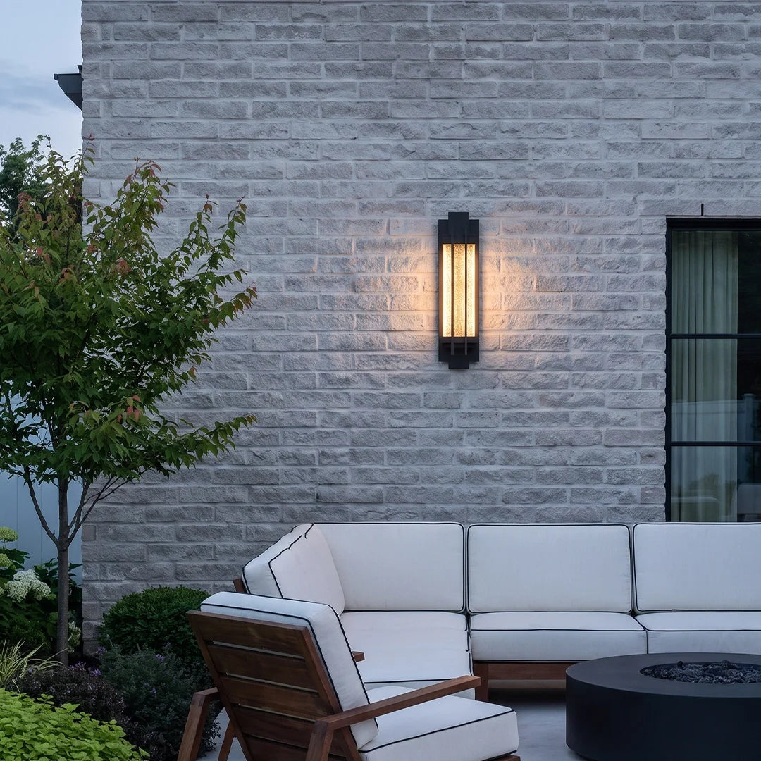 Black Outside Wall Lights Modern Stainless Steel Light - view 5