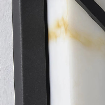 Contemporary Black Wall Lights Faux Marble Outdoor Light - view 7