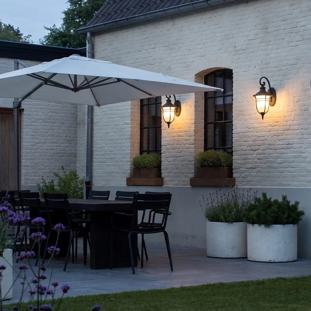 Vintage Wall Sconce Light Outdoor Glass Lantern Light - view 6