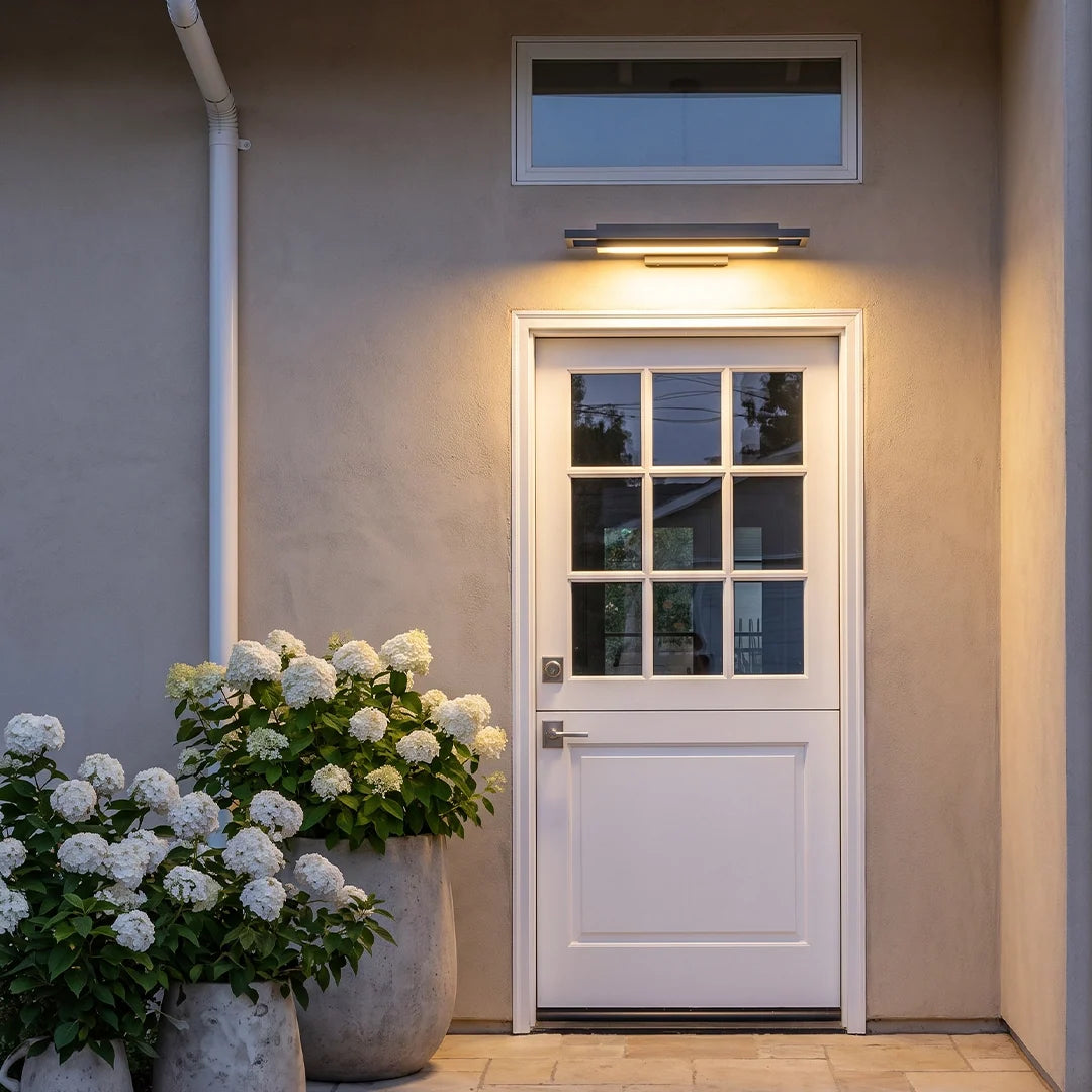 Black Sconce Wall Lights Modern Metal LED Outdoor Light - view 4