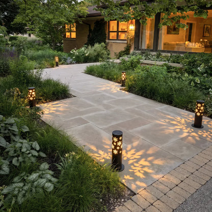 Bollard Solar Pathway Lights Modern Outdoor Garden Lawn Light - view 5