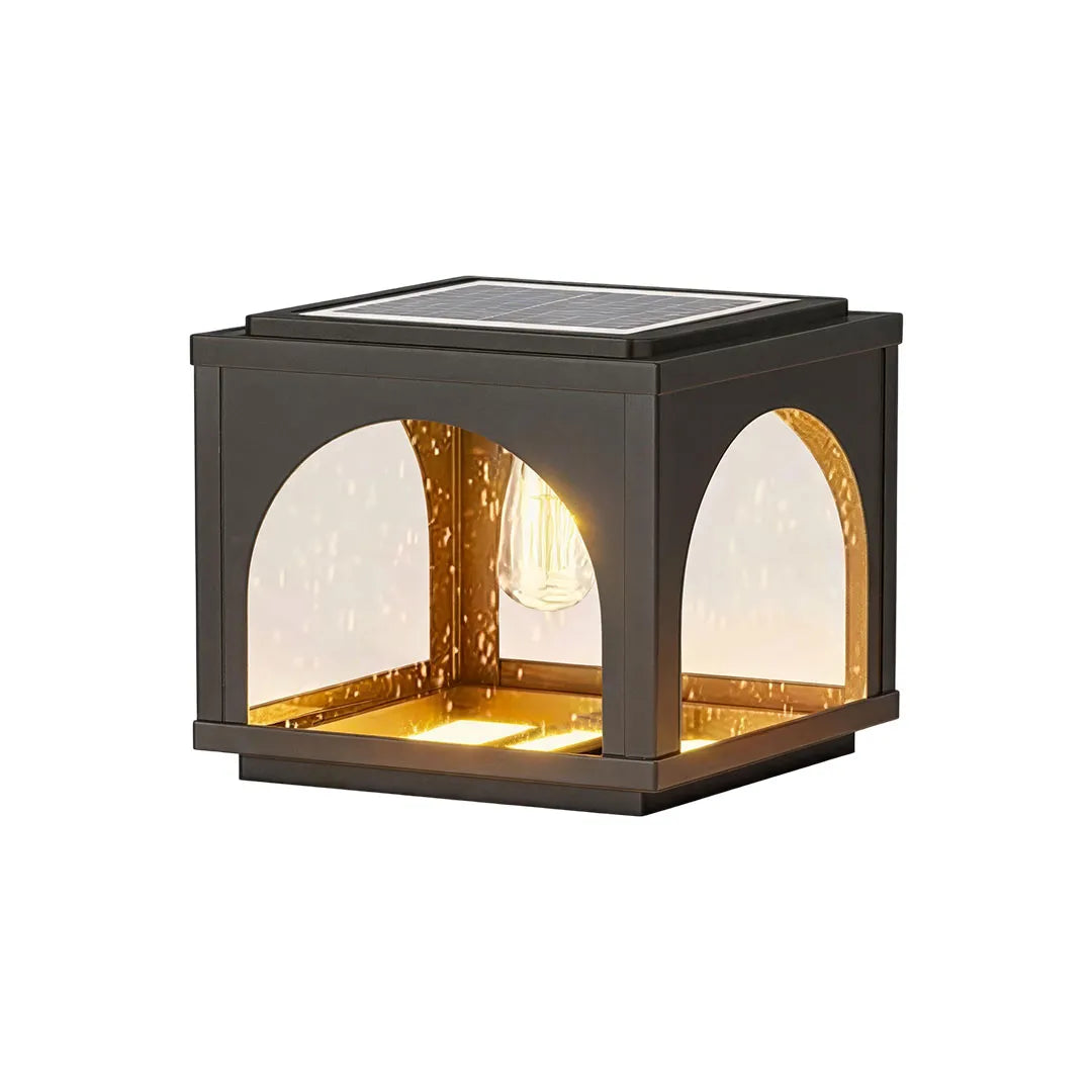 Solar Outdoor Pillar Lights Modern E27 Courtyard Lights - view 15