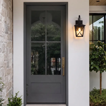 2 PCS Black Wall Lighting Nordic Vintage Geometric Outdoor Light - view 3