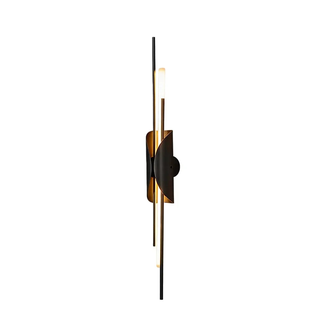 Brass Wall Sconce Light Modern Linear Sculptural Light - view 10