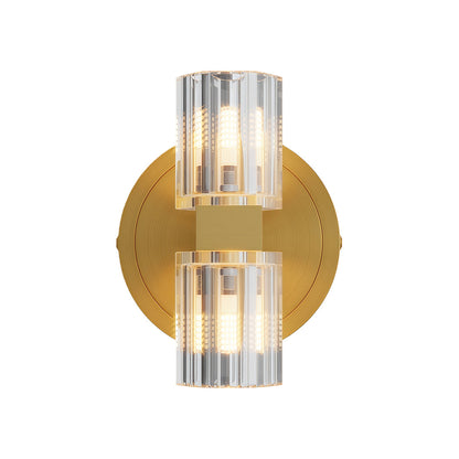 Crystal Wall Light Modern Luxury Metal Copper Lamp - view 8