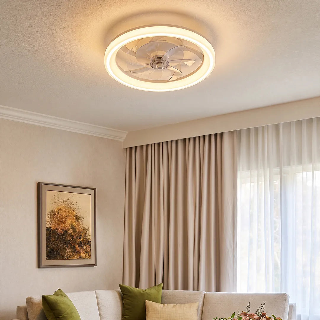 Ceiling Fans with Light Fixtures Modern LED Light