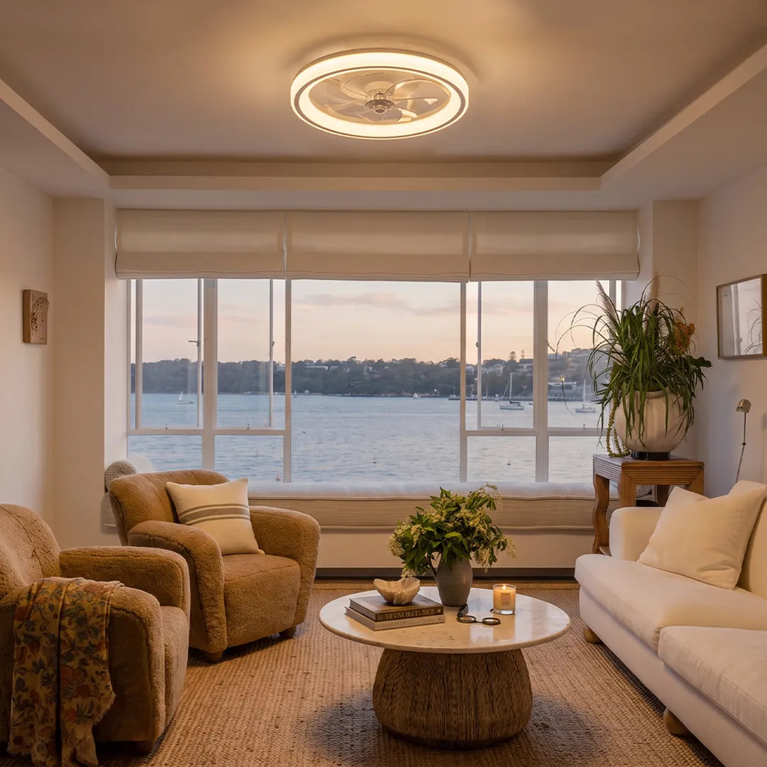 Ceiling Fans with Light Fixtures Modern LED Light - view 2