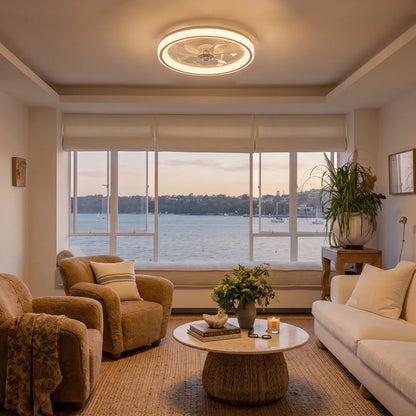 Ceiling Fans with Light Fixtures Modern LED Light - view 2