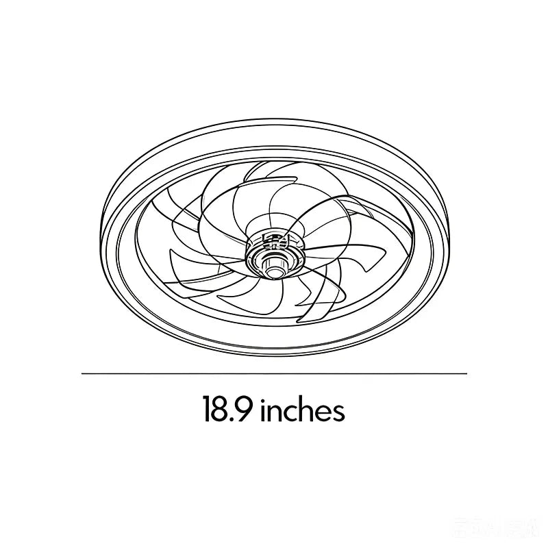 Ceiling Fans with Light Fixtures Modern LED Light - view 9