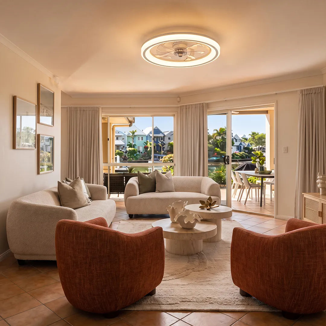 Ceiling Fans with Light Fixtures Modern LED Light - view 4