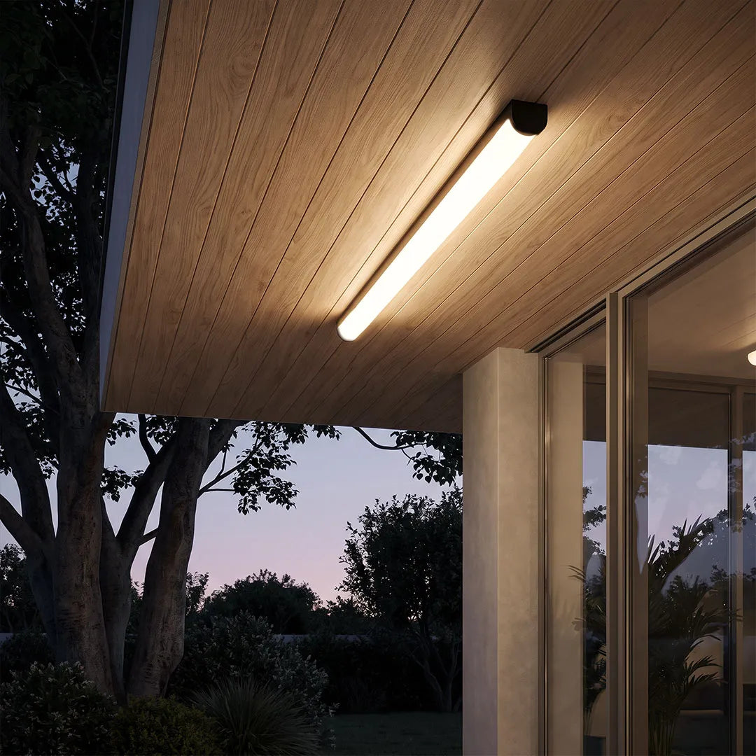 Ceiling Linear Light Modern Curved LED Sunroom Light