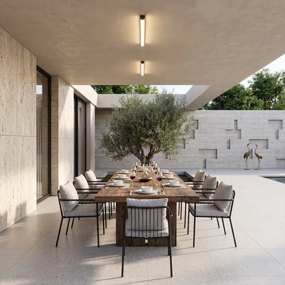 Ceiling Linear Light Modern Curved LED Sunroom Light - view 2
