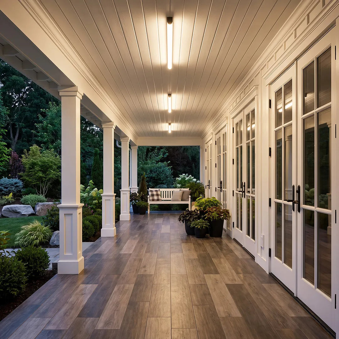 Ceiling Linear Light Modern Curved LED Sunroom Light - view 4