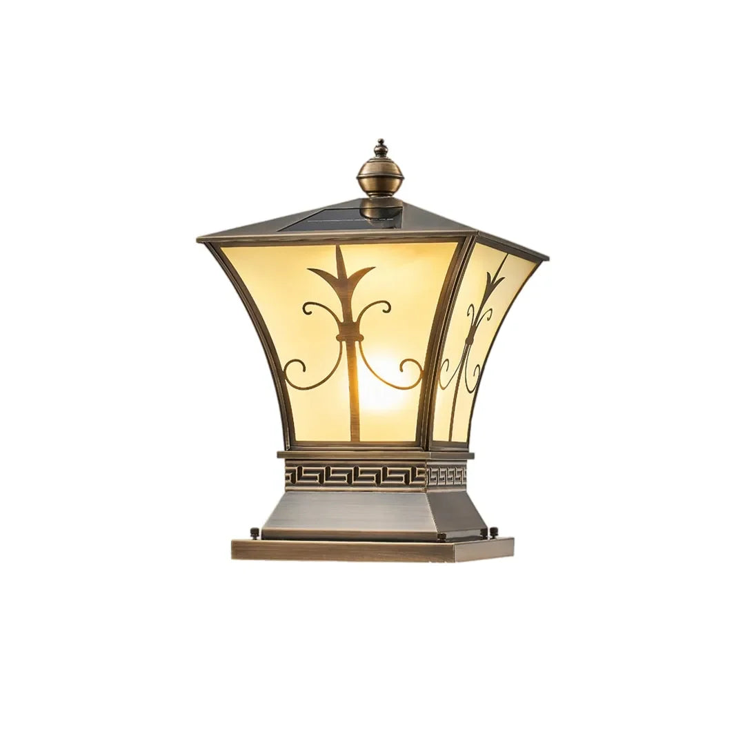 Pillar Light Fixtures Vintage Copper Outdoor Waterproof Light - view 15