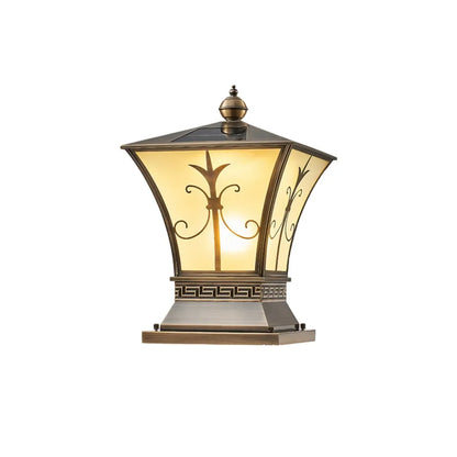 Pillar Light Fixtures Vintage Copper Outdoor Waterproof Light - view 15
