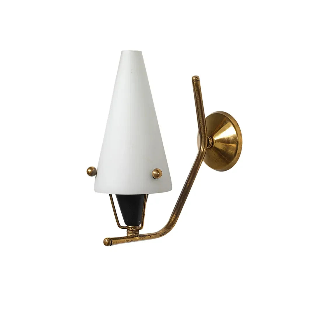 Cone Wall Light Vintage Style Glass Ambient Wall Sconce - view 9
