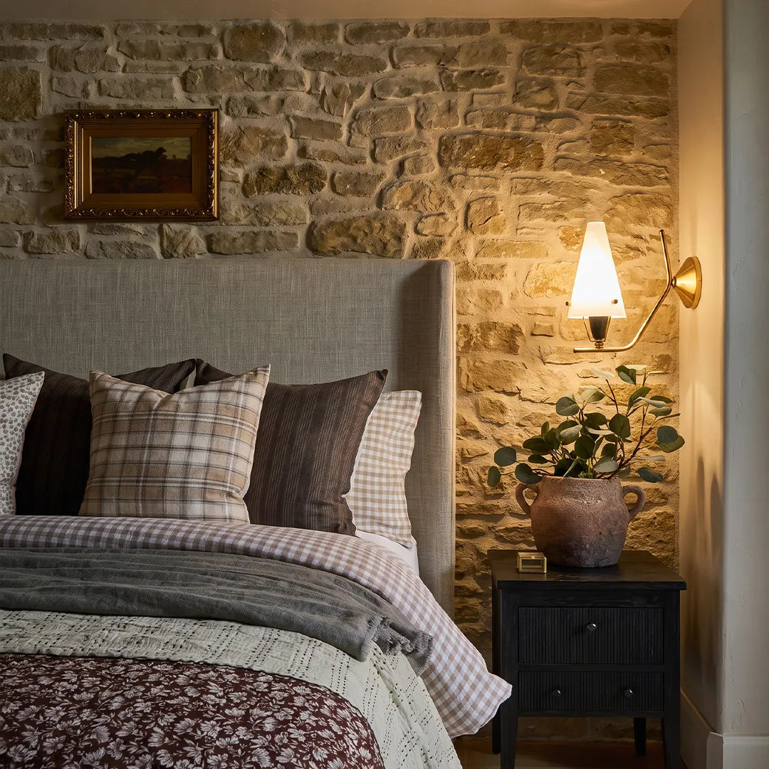 Cone Wall Light Vintage Style Glass Ambient Wall Sconce - view 3
