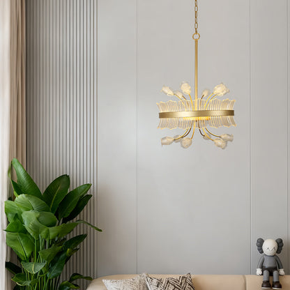Blossom Chandelier Nordic Luxurious Adjustable Elegant Ceiling Light - view 3