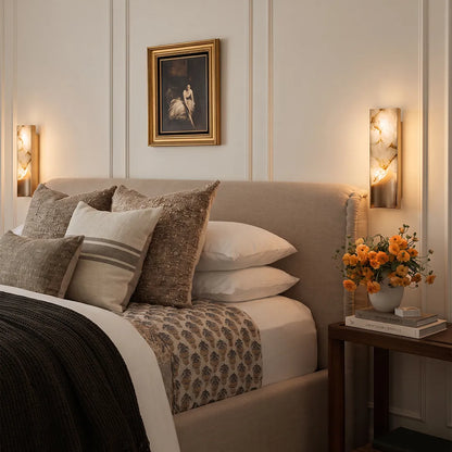 Contemporary Indoor Wall Lights Luxury Vertical Marble Light - view 2